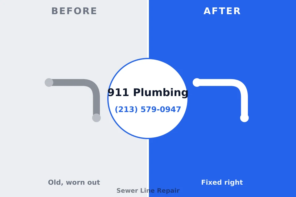 Before and after: plumbing company Greenville, RI
